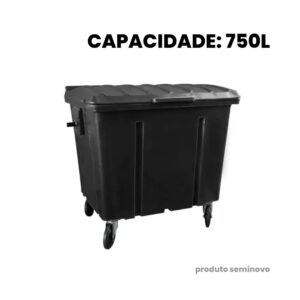 Lixeira Container Seminova - 750L- R$750,00 (unid)