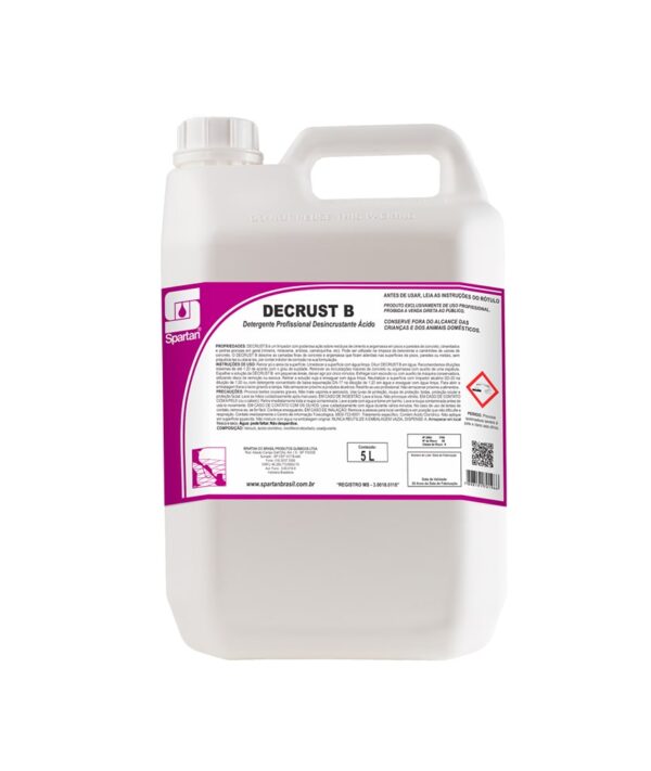 Decrust B - Limpador de Resíduos Pós-Obra - 5L - Spartan Brasil
