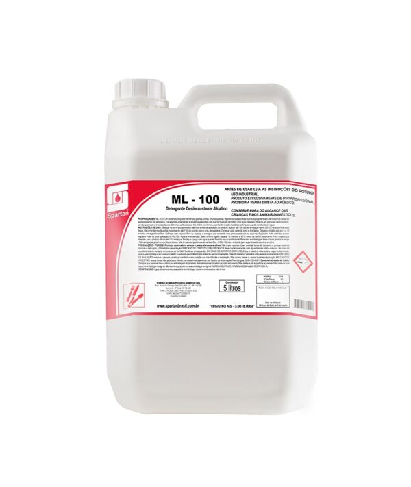 ML 100 - Limpador Desincrustante - 5L - Spartan Brasil