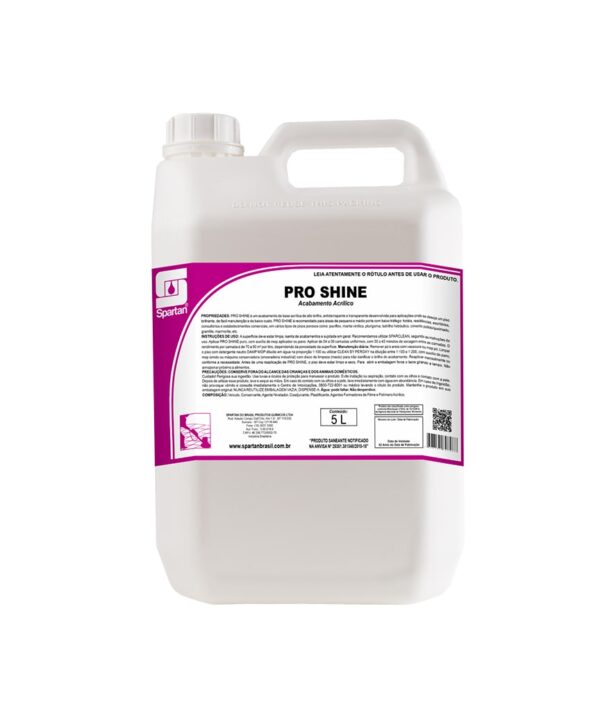 Pro Shine - Acabamento Acrílico para Baixo Tráfego - 5L - Spartan Brasil