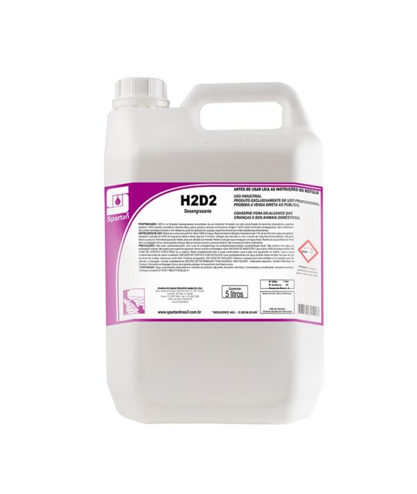 H2D2 – Limpador desengraxante industrial – 5L – Spartan Brasil