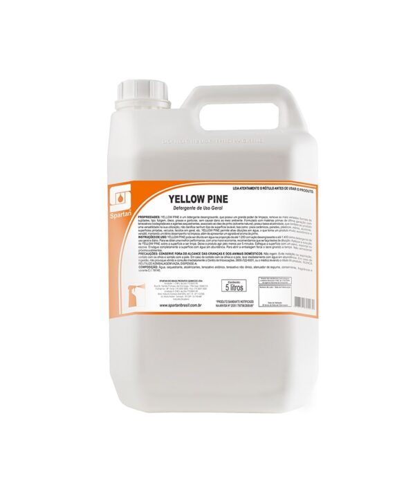 Yellow Pine - Detergente Desengraxante - 5L - Spartan Brasil