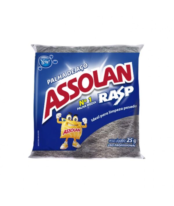 PALHA DE ACO RASP ASSOLAN Nº 1 UNIDADE