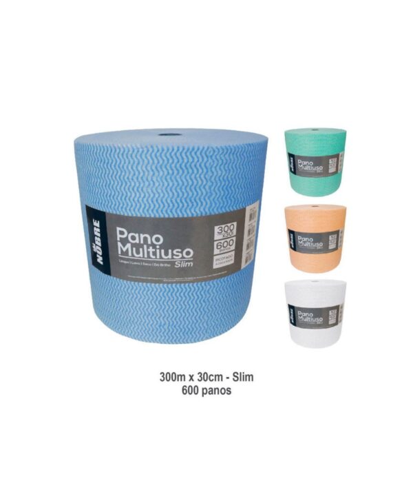 Pano Multiuso Slin Rolo 30cm x 300m