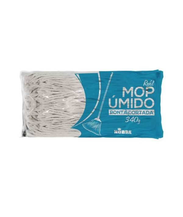 REFIL MOP UMIDO P/DOBRADA 340 G AZUL