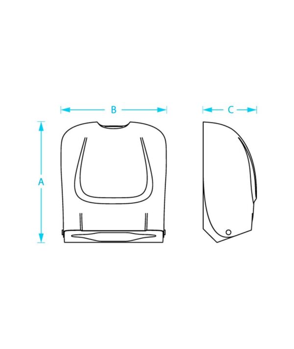 Dispenser Toalheiro Interfolhado - Imagem 2