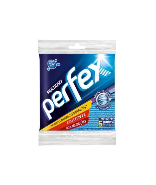 Pano Multiuso 50×30 cm PCT 5 Unidades Azul